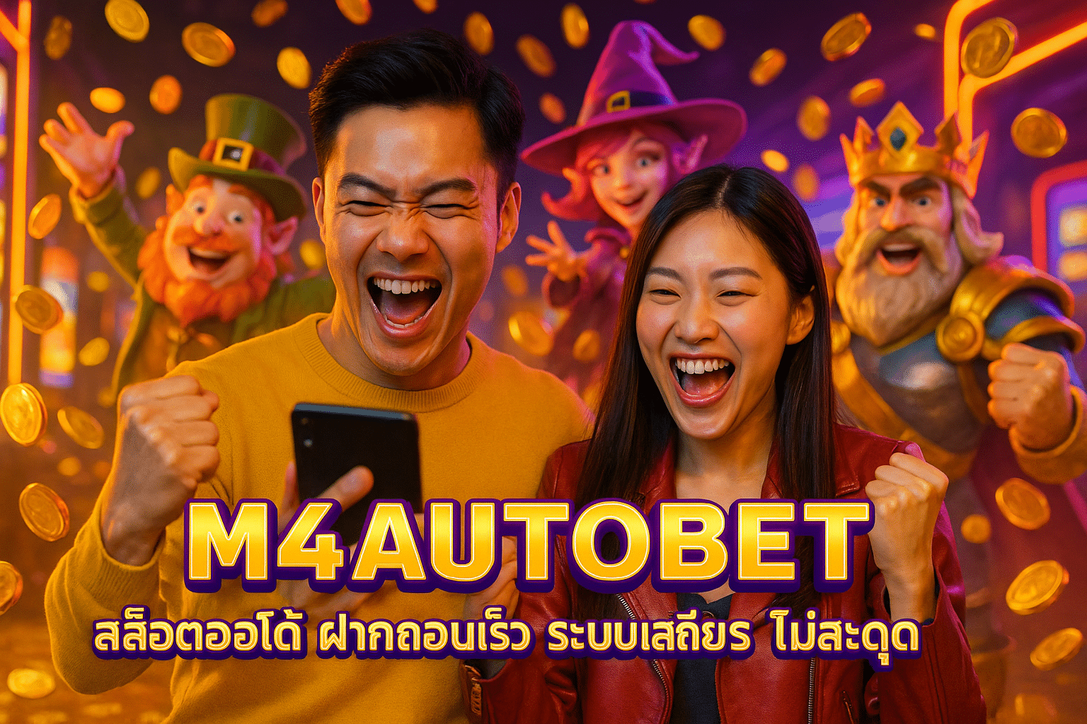 M4AUTOBET สล็อตออโต้ ฝากถอนเร็ว ระบบเสถียร ไม่สะดุด