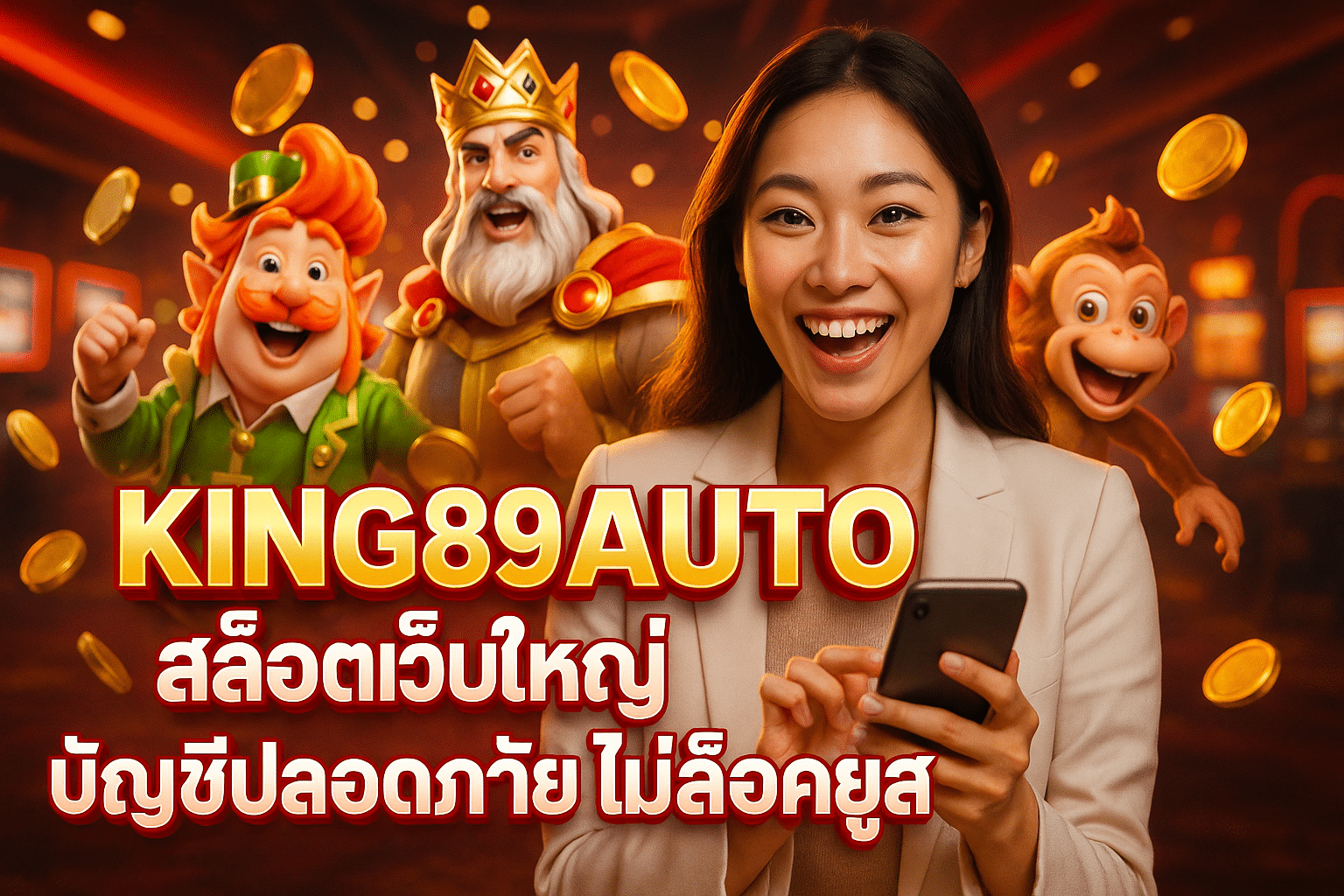 KING89AUTO สล็อตเว็บใหญ่ บัญชีปลอดภัย ไม่ล็อคยูส